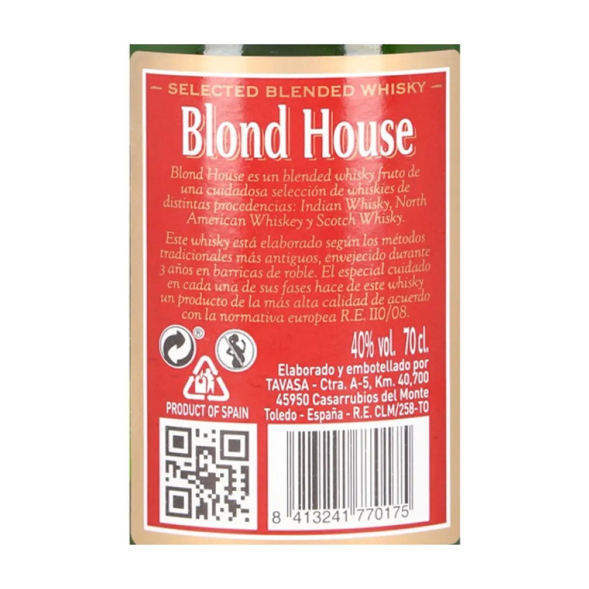 Whisky Blond House (700 ml) - Thumbnail 3