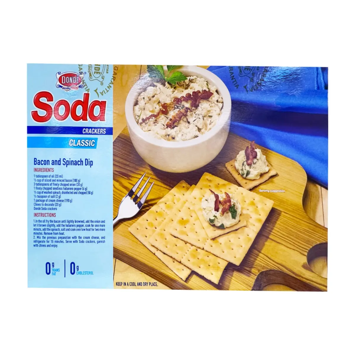 Galletas de soda Dondé (800 g / 1.76 lb) - Thumbnail 7