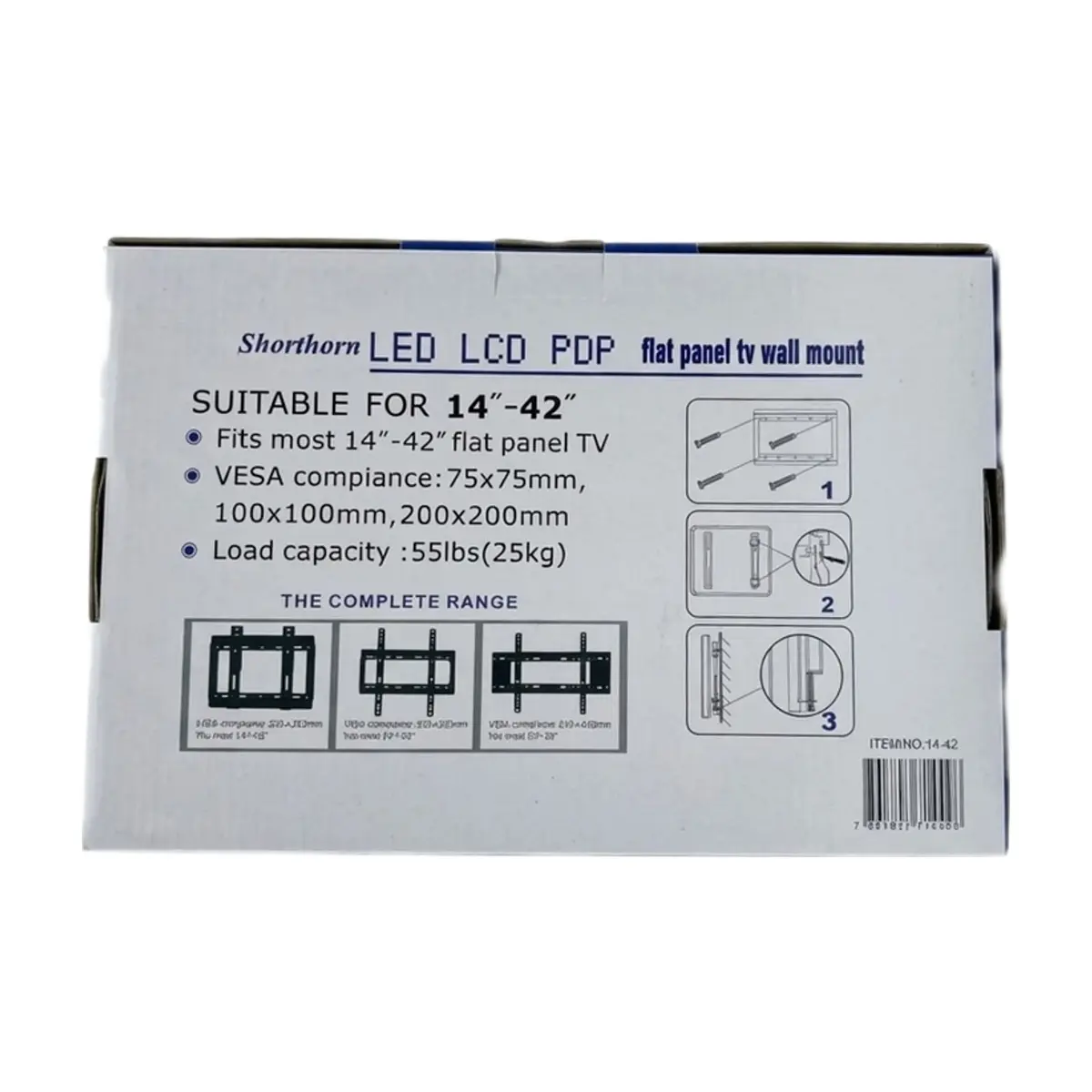 Soporte de Pared Fijo para TV LED/LCD/PDP 14" a 42" Eslak - Thumbnail 4