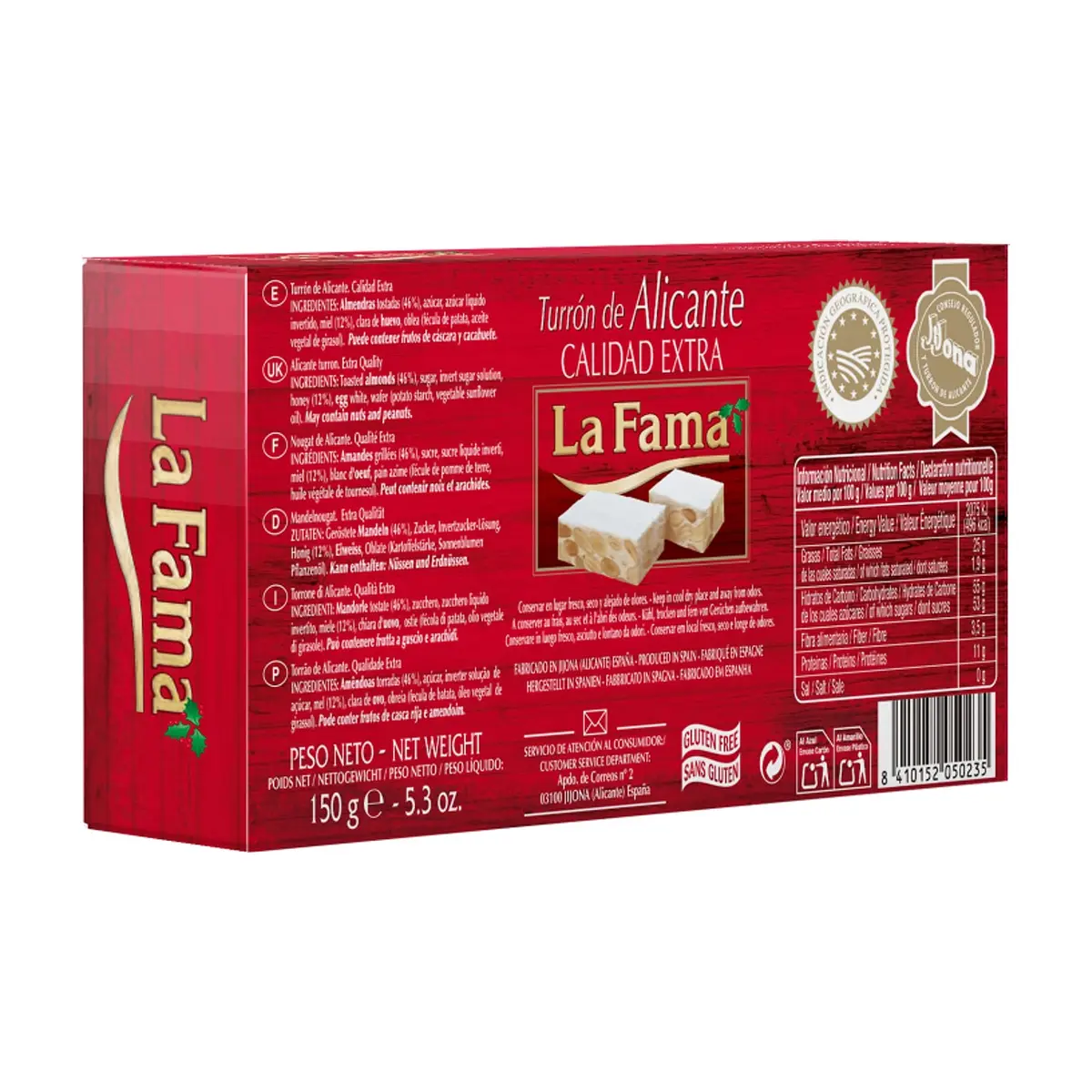 Turrón de alicante La Fama (150 g / 5.3 oz) - Miniatura 2