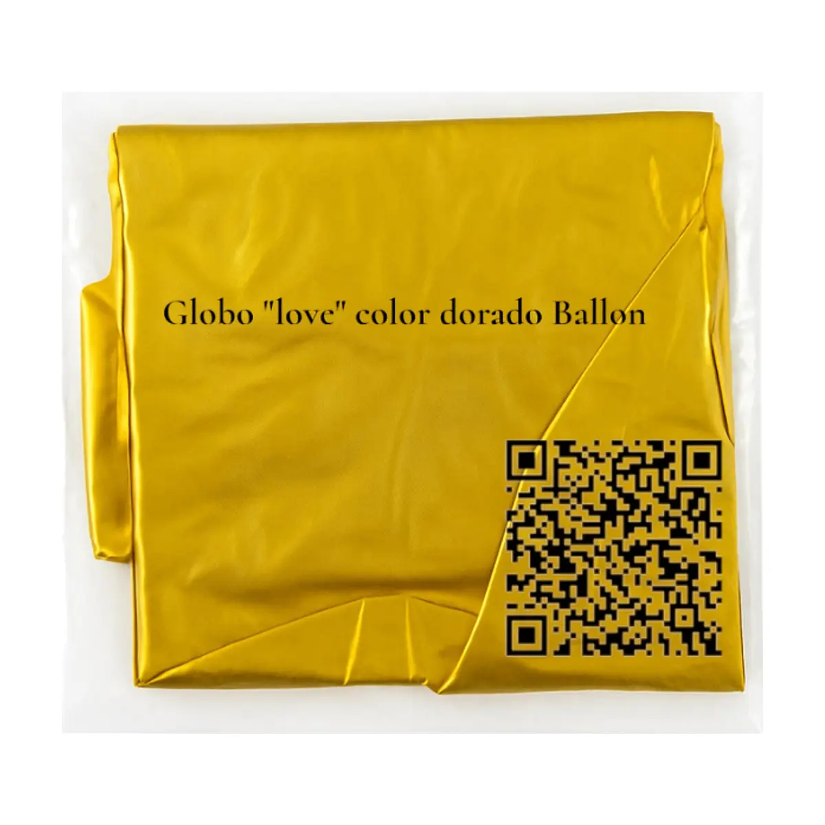 Globo "love" color dorado Ballon - Thumbnail 3