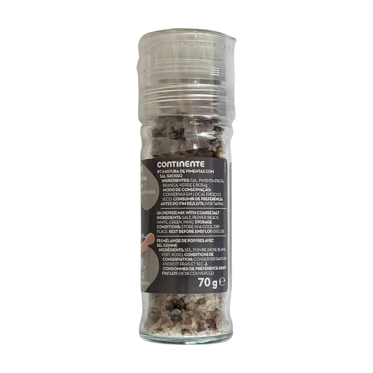 Mezcla de pimientas con sal gruesa Continente (70 g / 2.45 oz) - Thumbnail 2