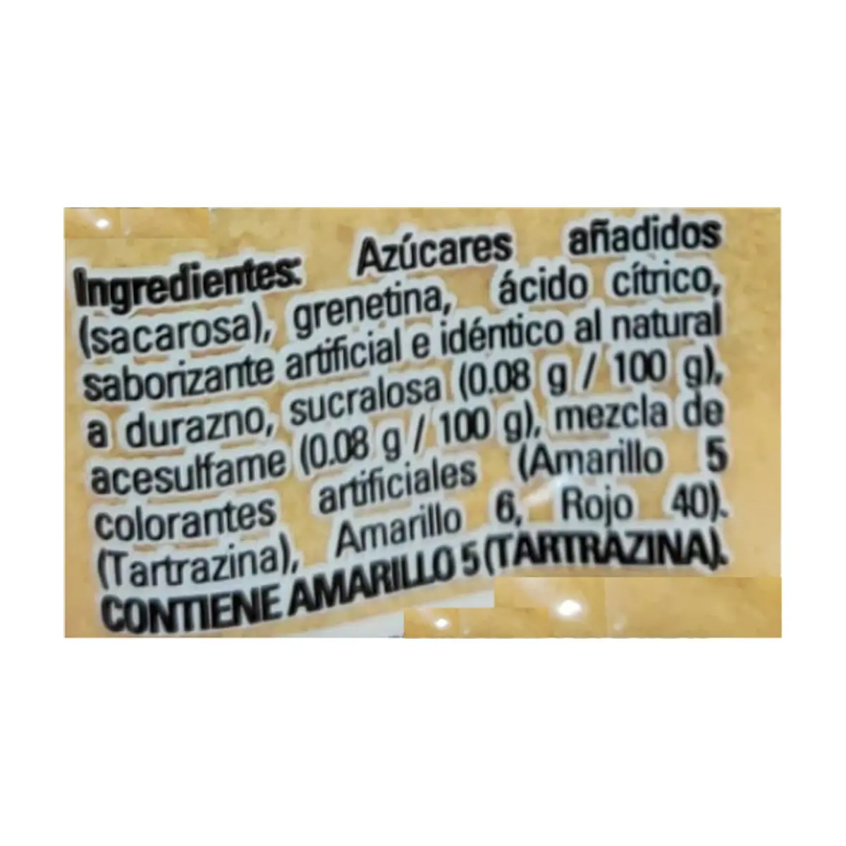 Gelatina sabor durazno Aurrera (120 g / 4.2 oz) - Thumbnail 3