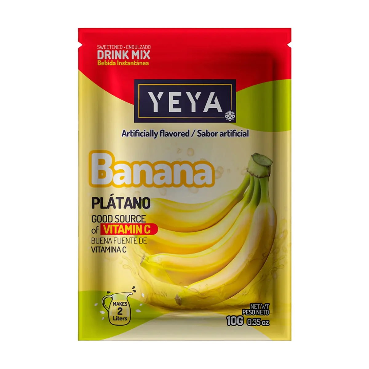 Refresco instantáneo sabor plátano YEYA (10 g / 0.35 oz)
