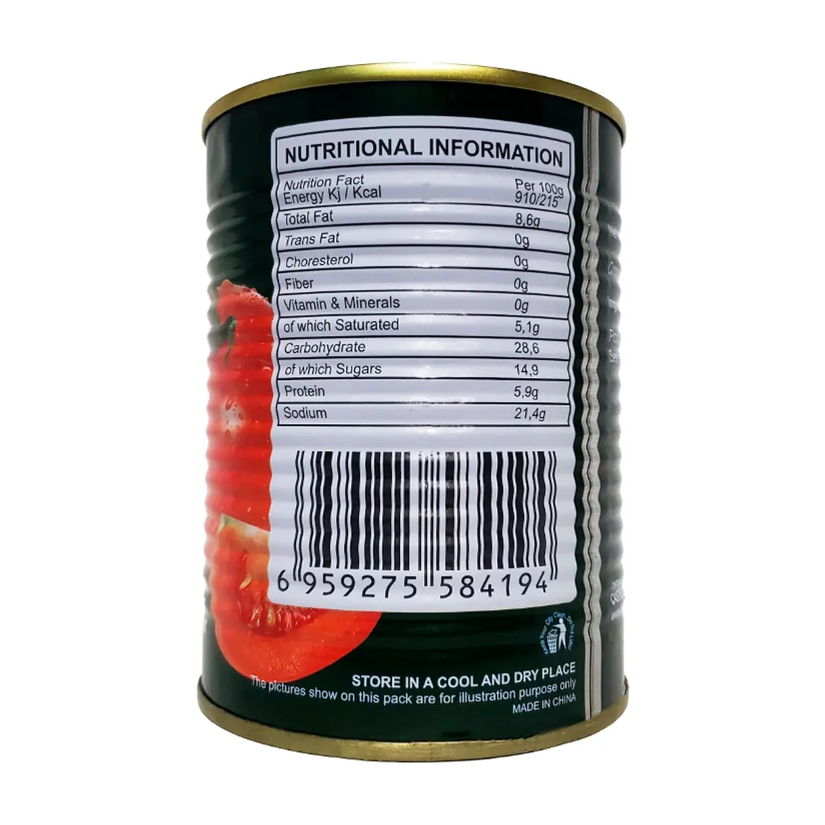 Pasta de tomate Castellum (400 g / 14.11 oz) - Thumbnail 2