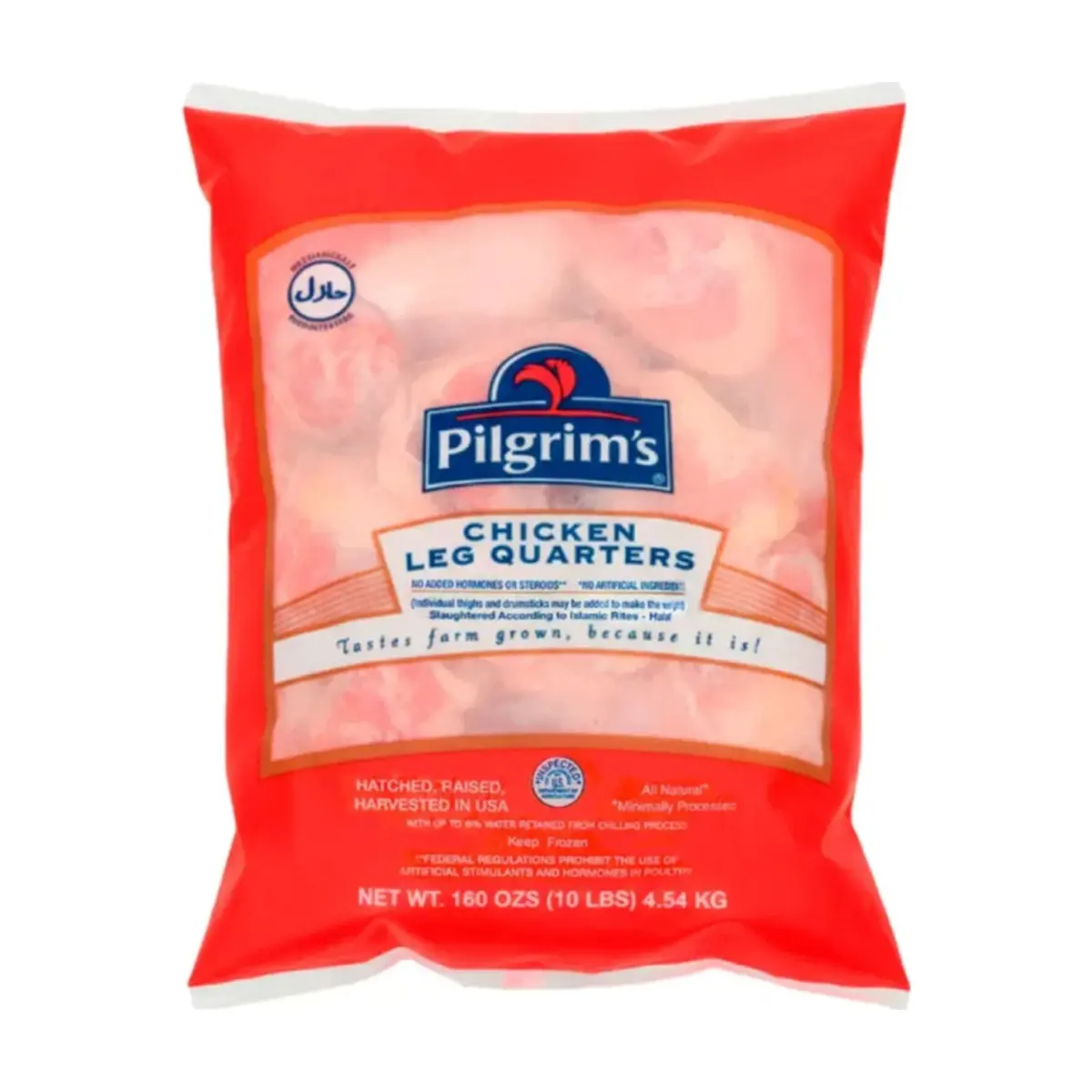 Cuartos traseros de pollo Pilgrim´s (4.54 kg / 10 lb) - Imagen 1