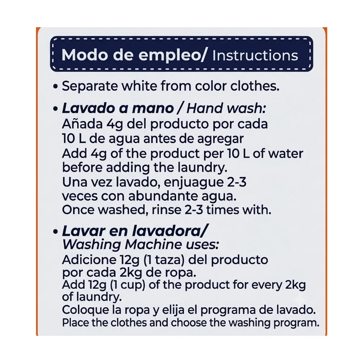 Detergente en polvo multiusos fragancia floral Defá (2 x 1 kg / 2.2 lb) - Thumbnail 3