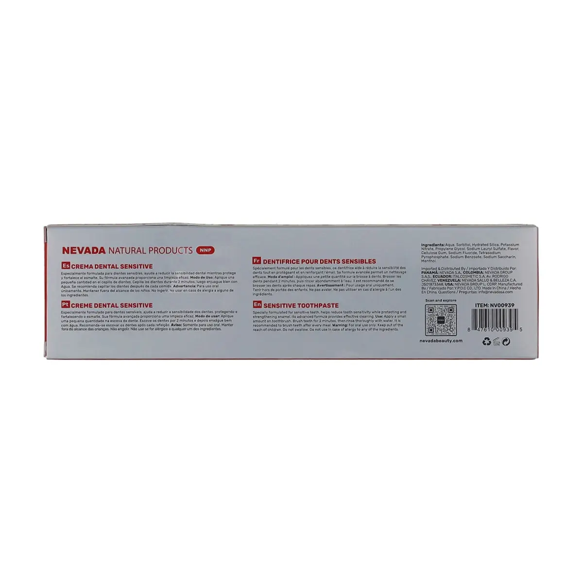 Pasta dental para la sensibilidad Nevada (100 g / 2.66 fl.oz) - Thumbnail 2