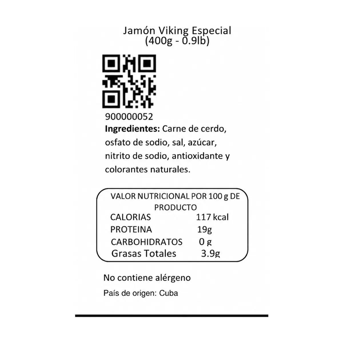Jamón viking especial Y&D (400 g / 0.88 lb) - Thumbnail 2