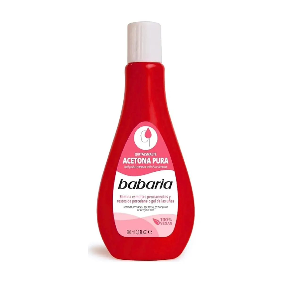 Quitaesmalte Acetona Pura (200ml) BABARIA