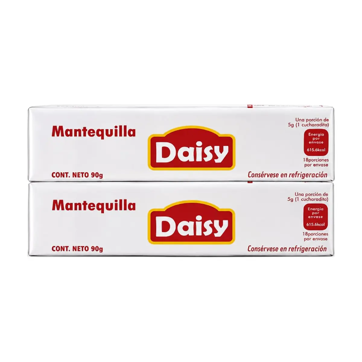 Mantequilla sin sal Daisy ( 2 x 90 g / 3.17 oz)