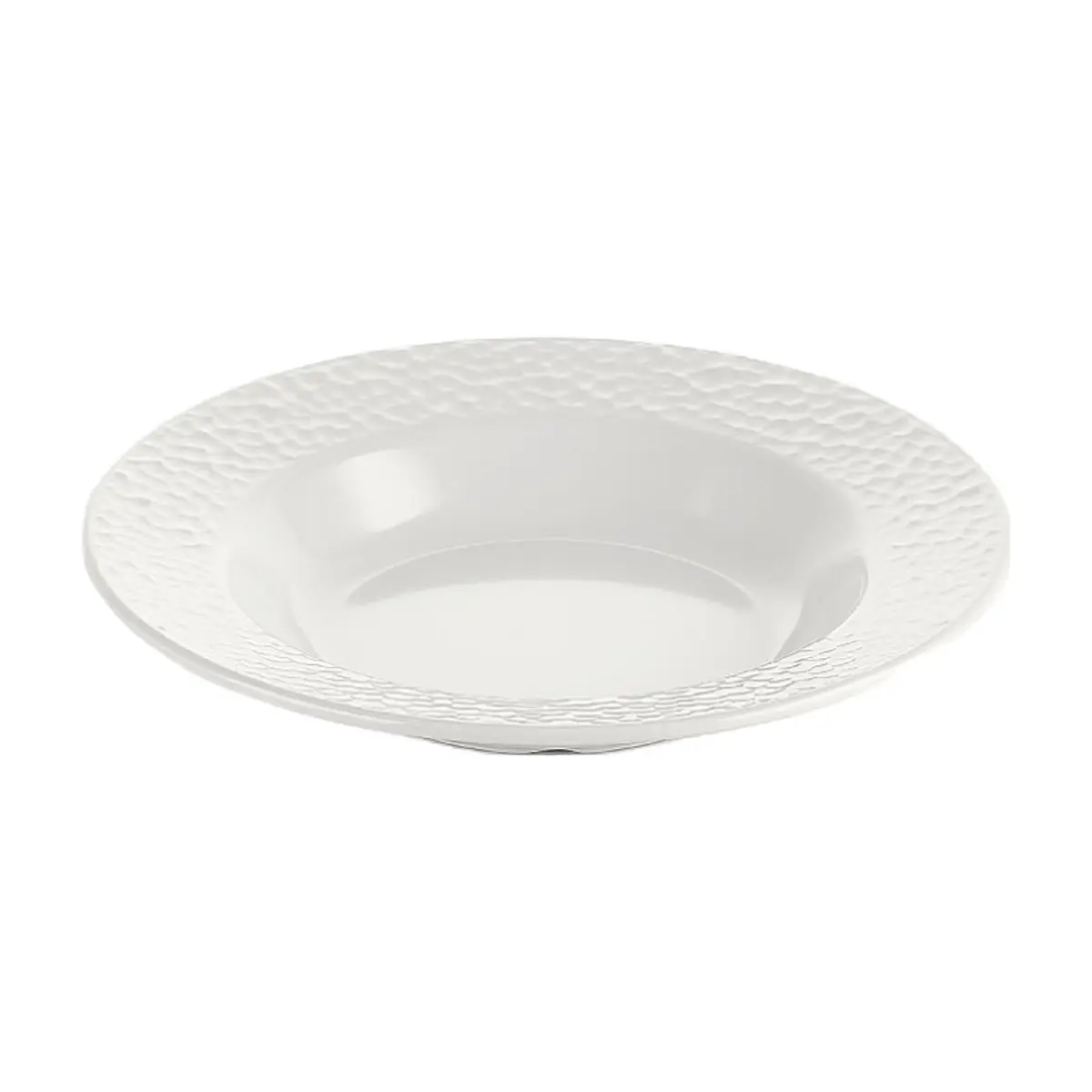 Plato hondo color blanco crema Kulsan - Thumbnail 4