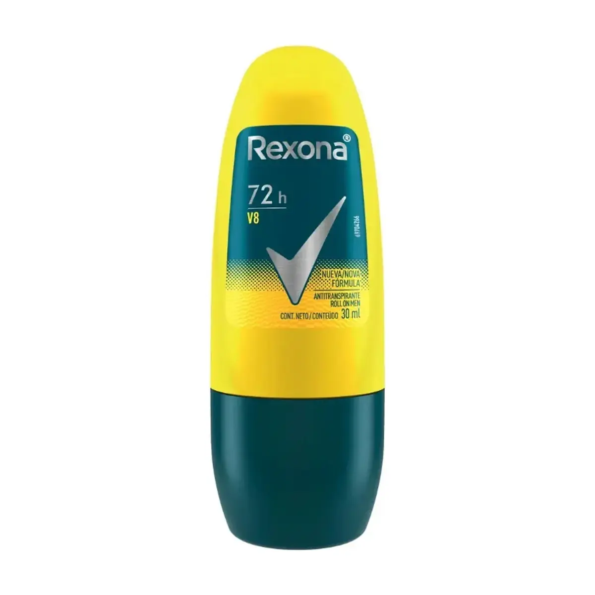 Desodorante antitranspirante 72H Roll On V8 Rexona (30 ml)