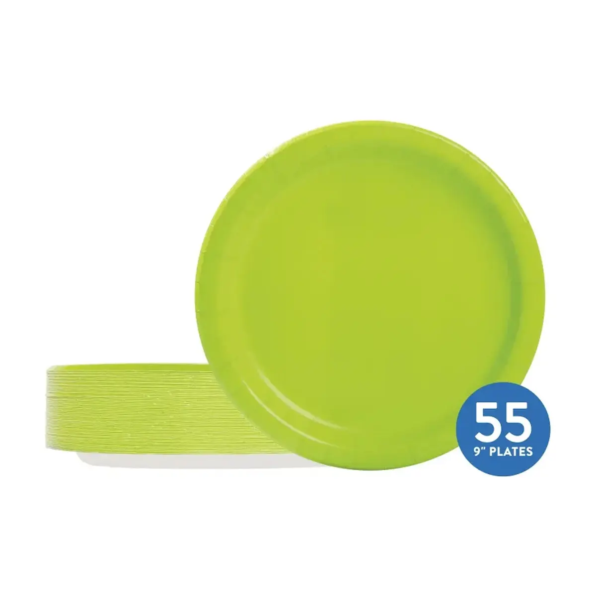 Platos desechables Verde