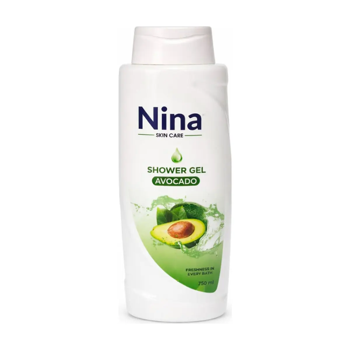 Gel para ducha aroma aguacate Nina (750 ml) - Imagen 1
