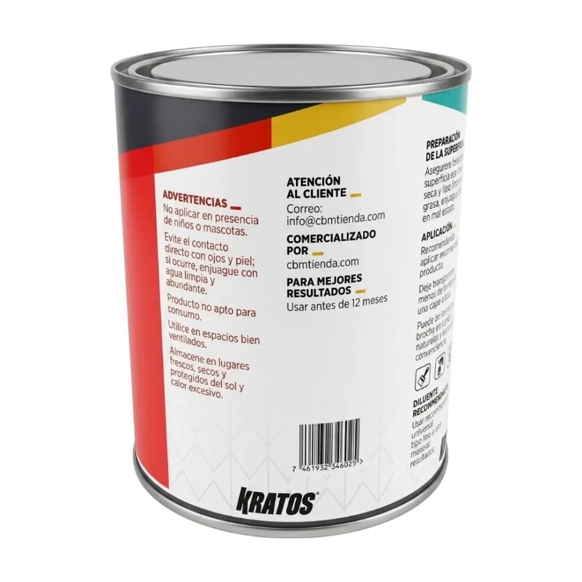 Barniz profesional Kratos (0.8 L) - Miniatura 2
