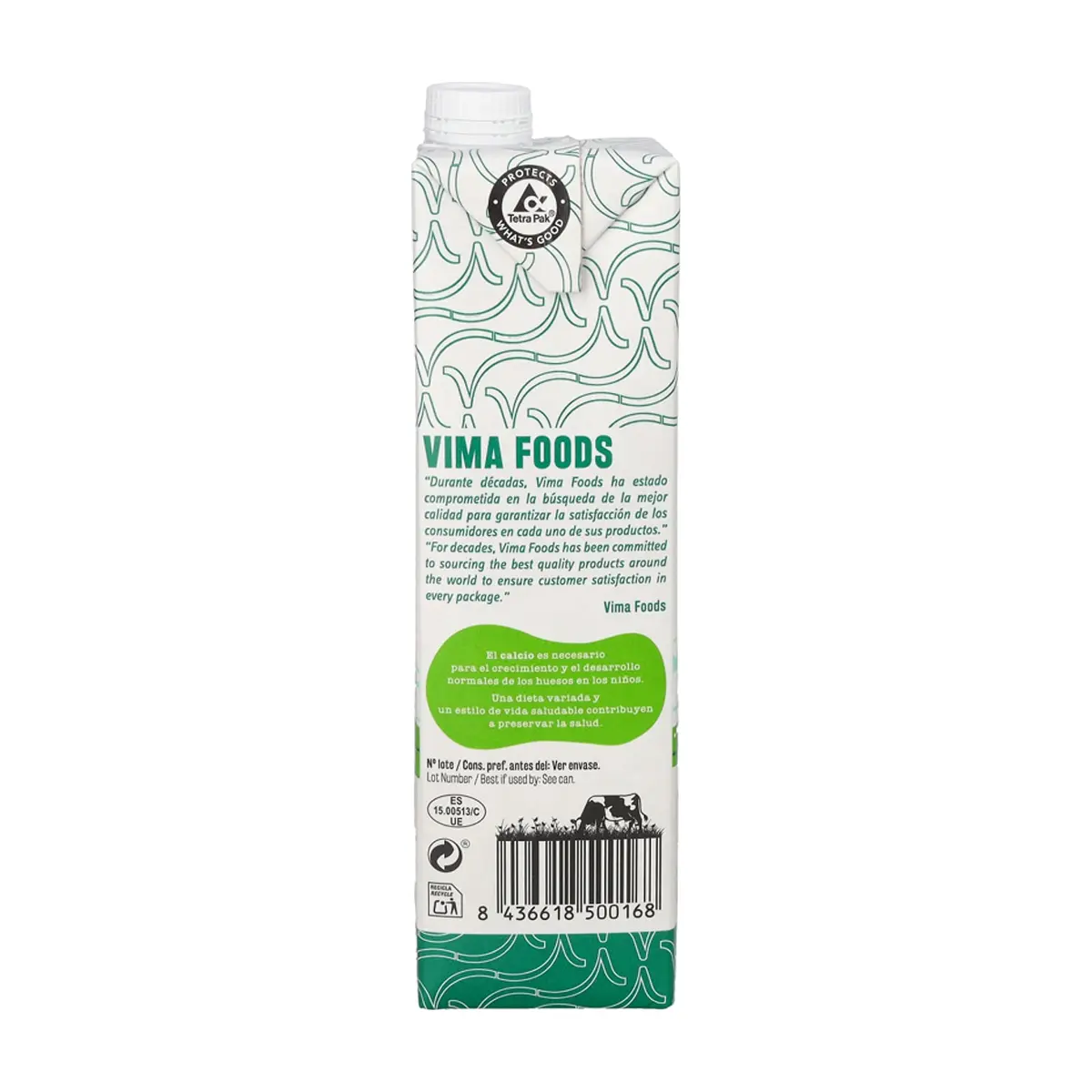 Leche entera Vima Foods (1 L) - Miniatura 6