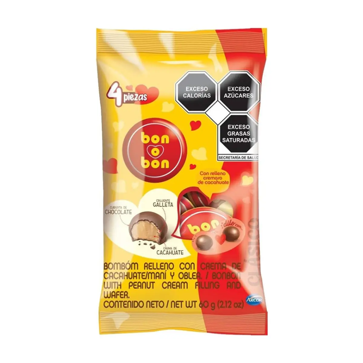 Bombones de chocolates Bon o Bon (60 g / 2.12 oz) - Thumbnail 2