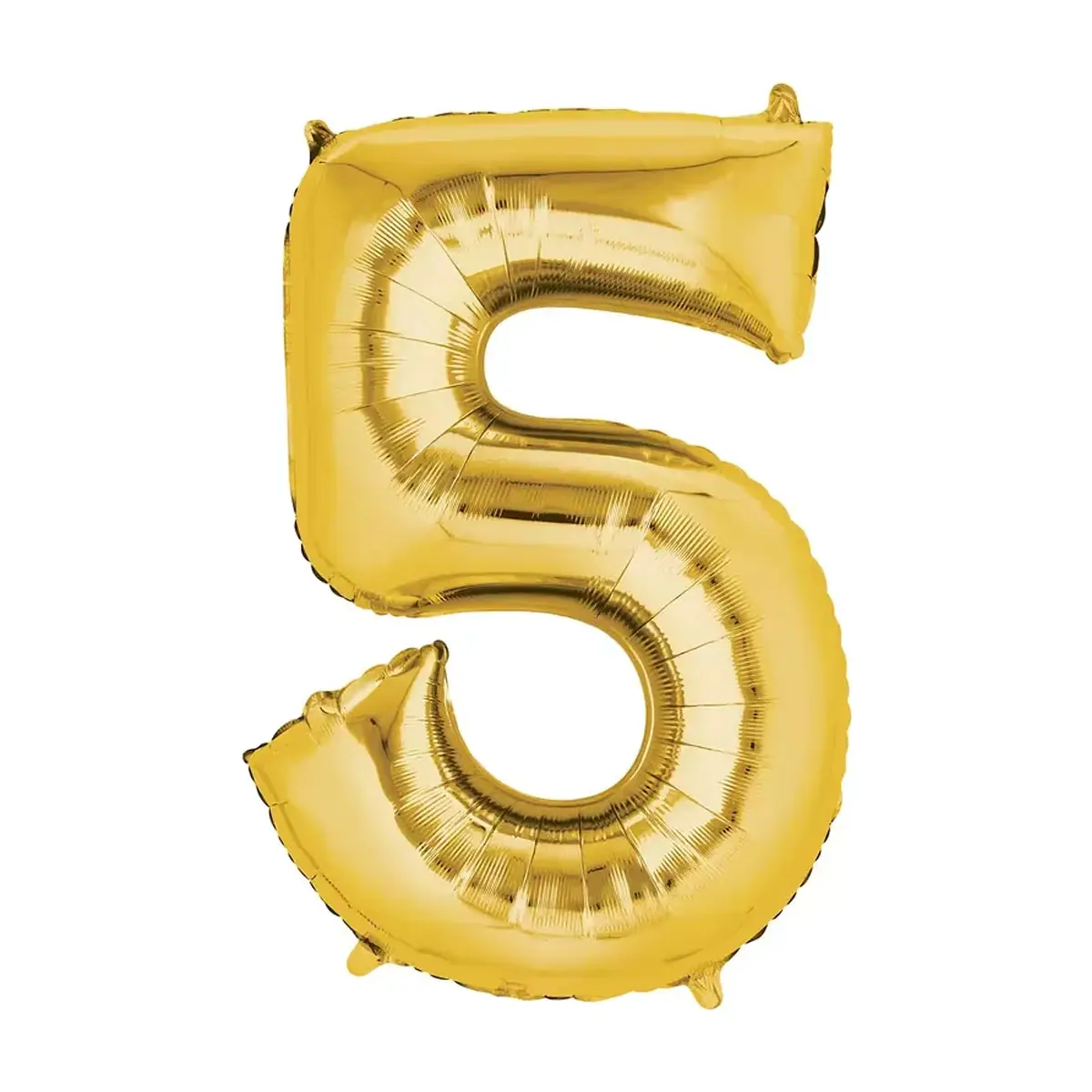 Globo dorado número 5 - 14''