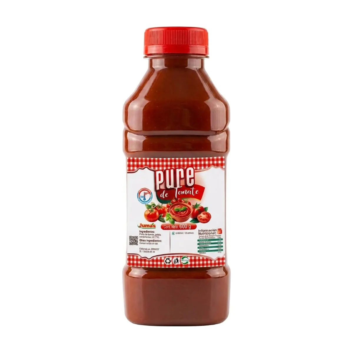 Puré de Tomate Jumás (600 g / 21.16 oz) - Miniatura 1