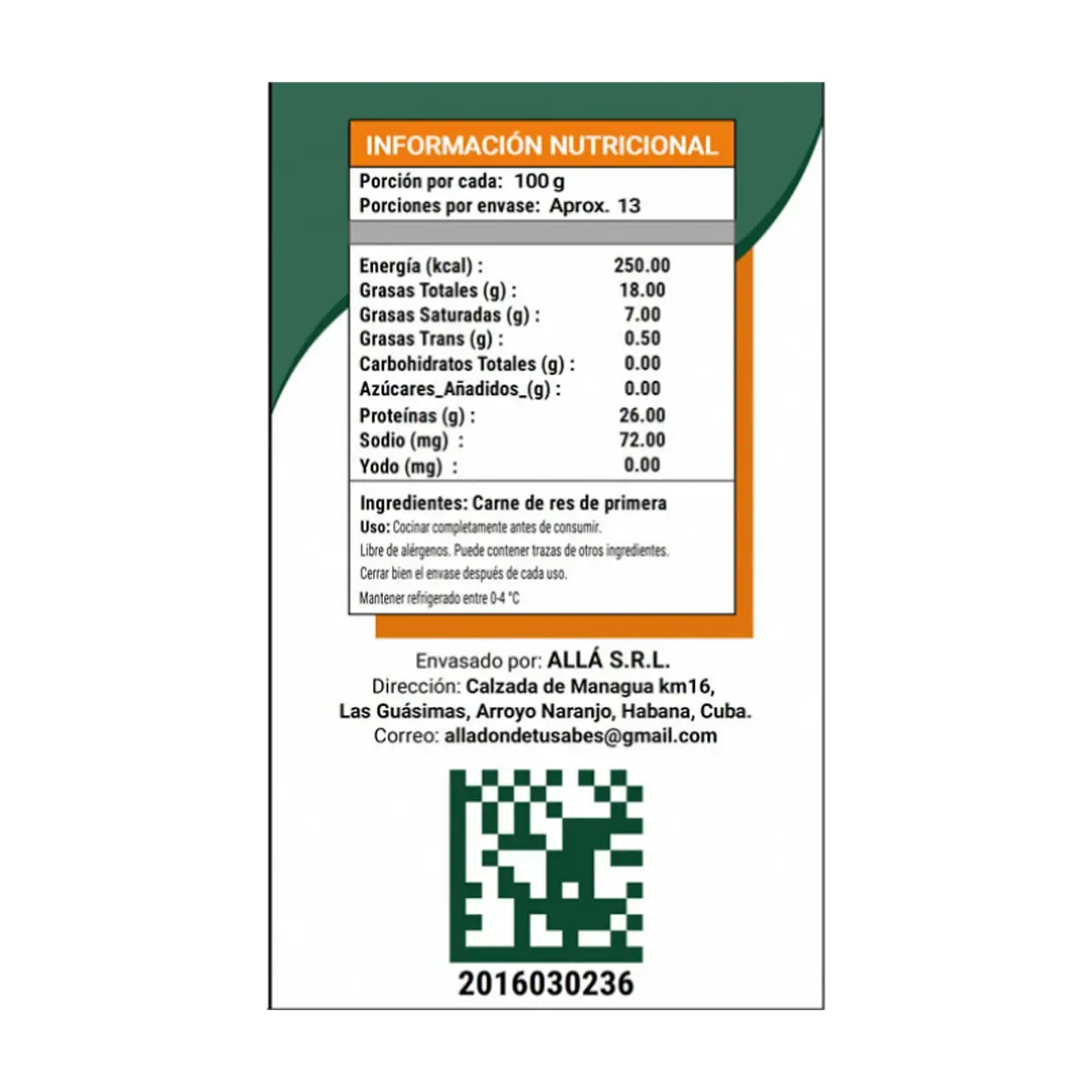 Carne de res de primera ALLÁ (1.36 kg / 3 lb) - Miniatura 5
