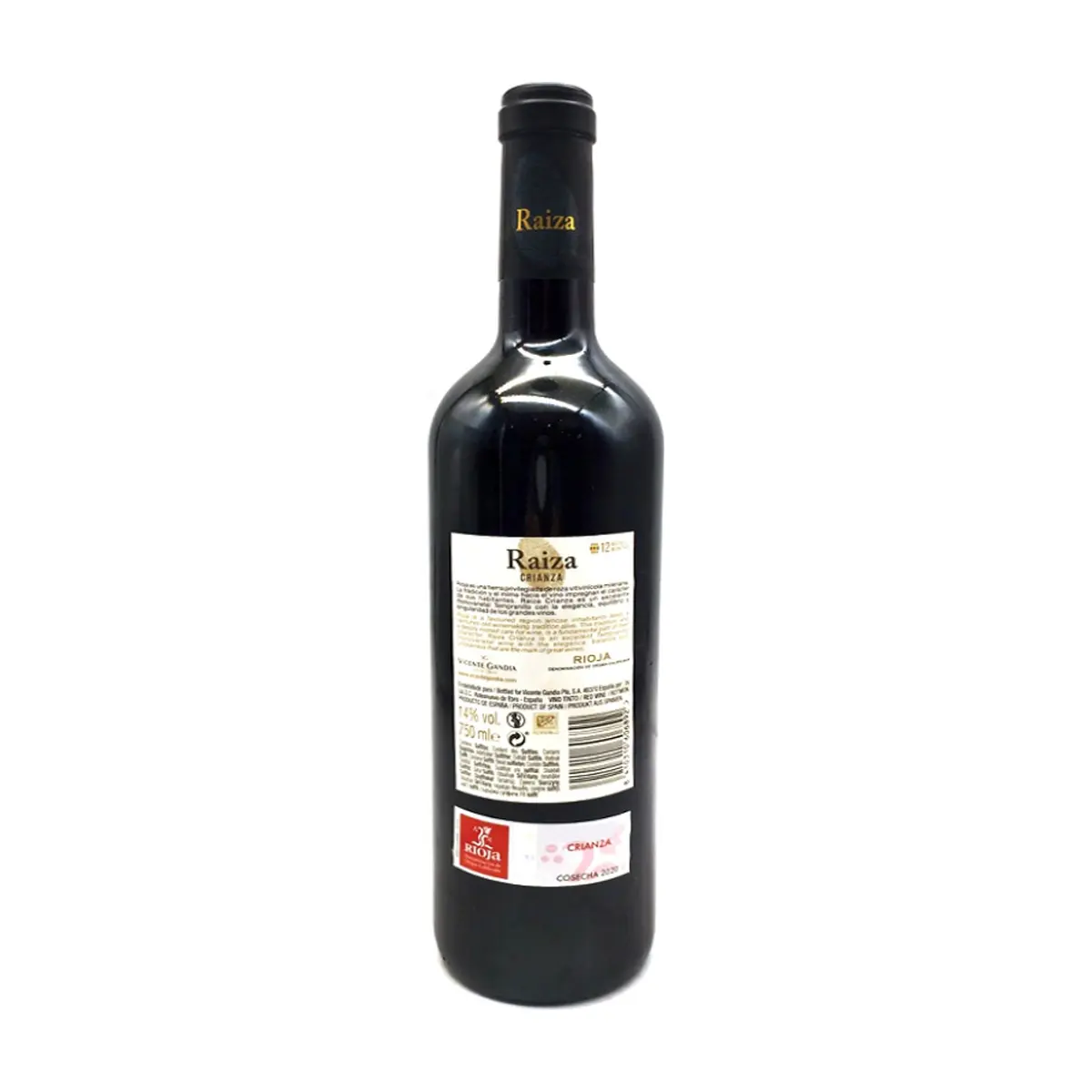 Vino tinto Rioja Crianza Raiza (750 ml) - Thumbnail 2