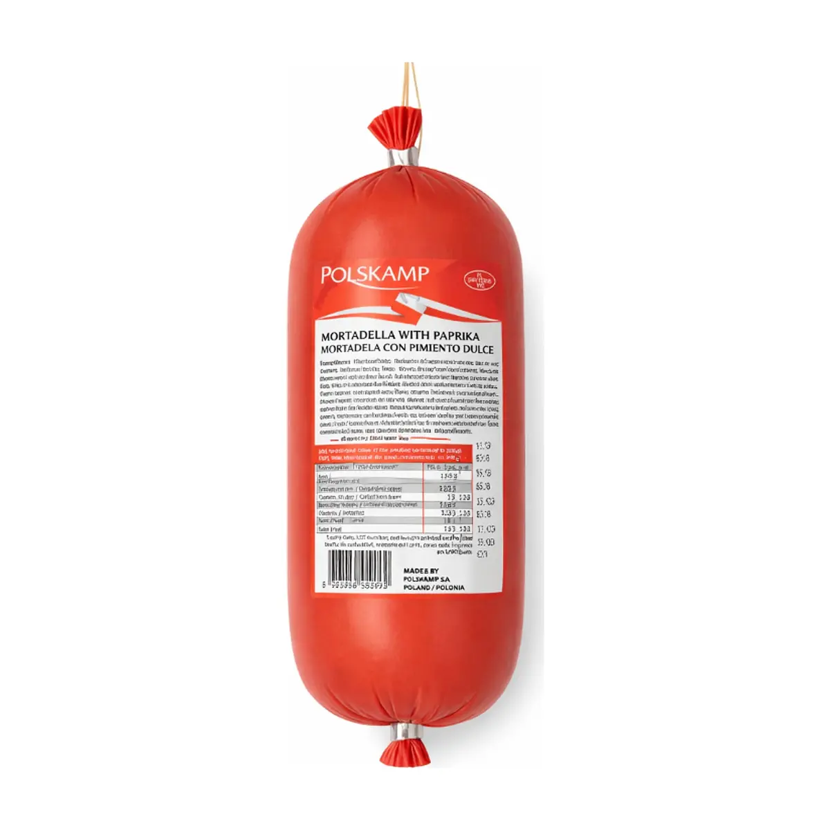 Mortadella con pimientos Polskamp (400 g / 14.11 oz)