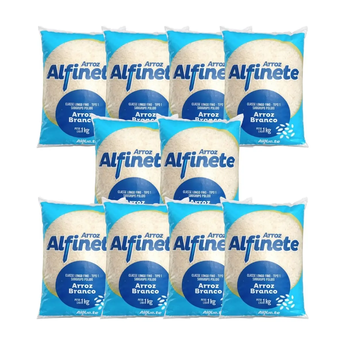 Arroz blanco Alfinete (10 x 1 kg / 2.2 lb) - Miniatura 1