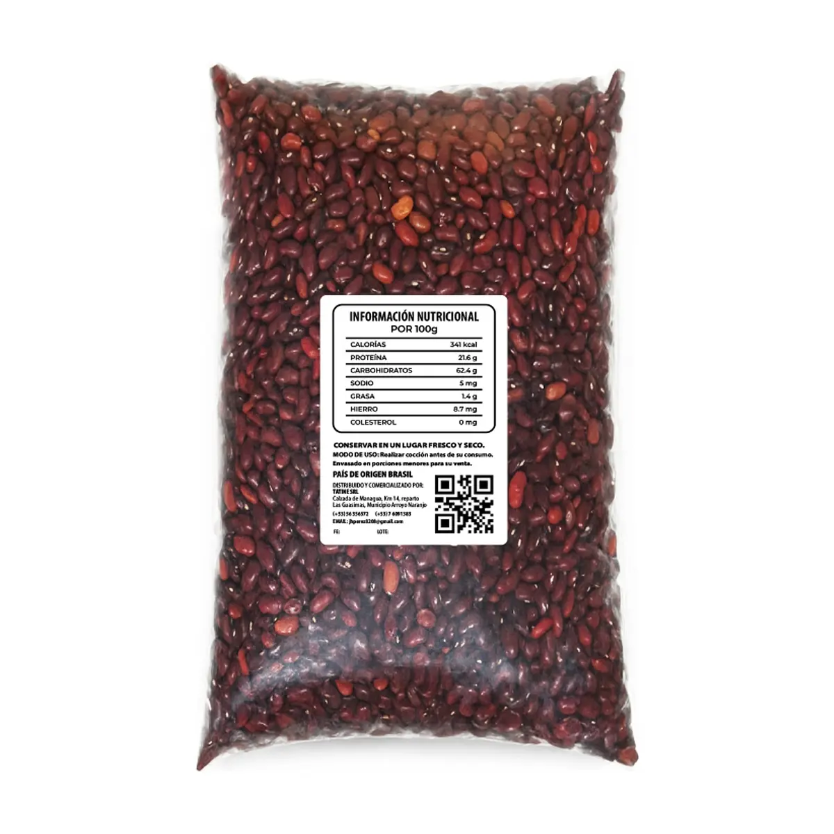 Frijoles colorados Campo Vivo (2 x 454 g / 1 lb) - Thumbnail 3