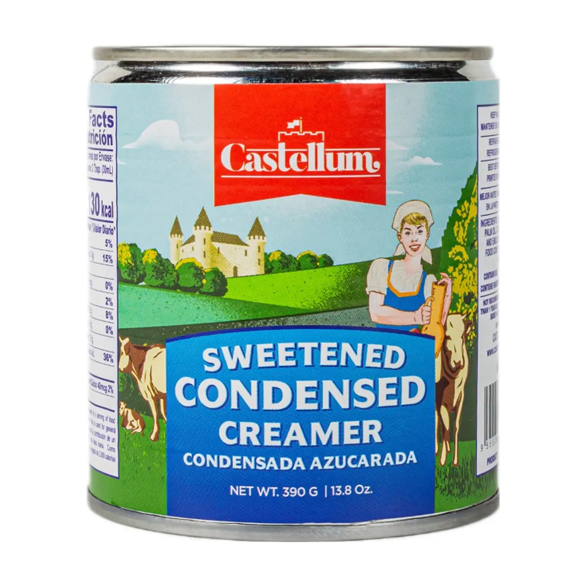 Leche condensada azucarada Castellum (390 g / 13.8 oz) - Thumbnail 4