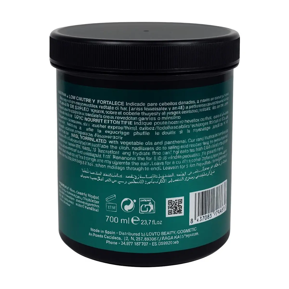 Mascarilla capilar profesional de aceite de coco Lov'yc (700 ml) - Thumbnail 2