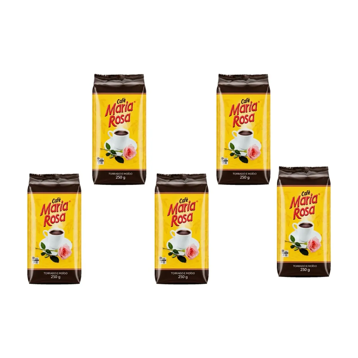 Café tostado y molido Maria Rosa (5 x 250 g / 8.81 oz)