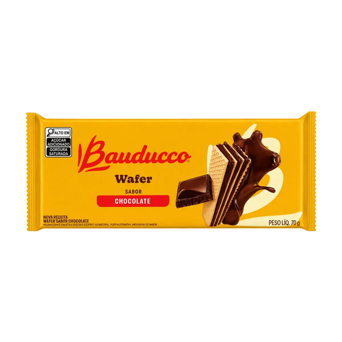 Sorbetos rellenos con crema sabor a chocolate Bauducco (70 g / 2.46 oz)