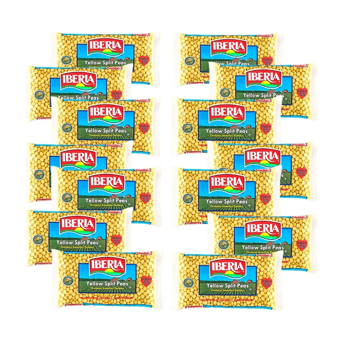 Chicharos amarillos partidos Iberia ( 14 x 340 g / 12 oz)