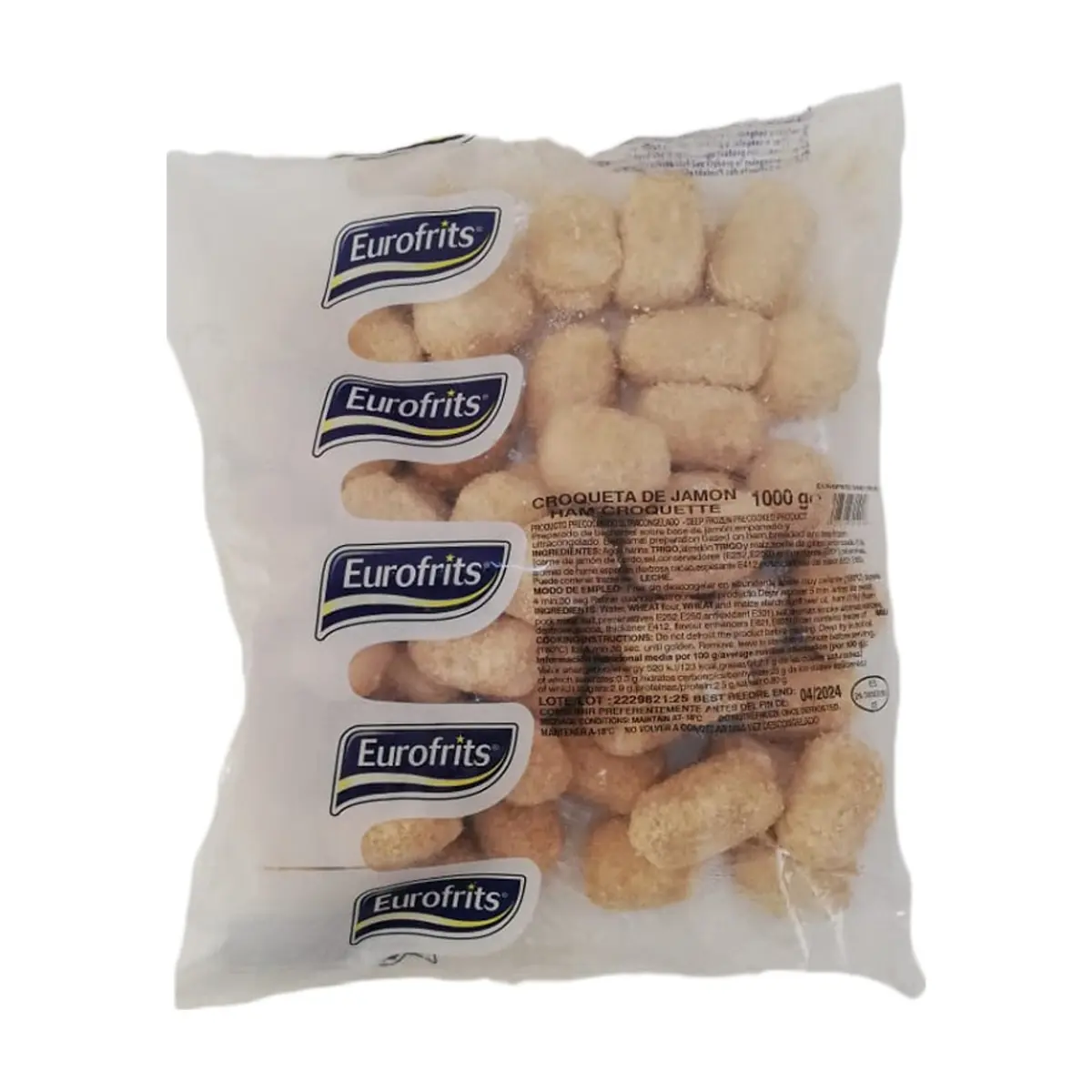 Croquetas de jamón Eurofrits (1 kg / 2.2 lb) - Thumbnail 5