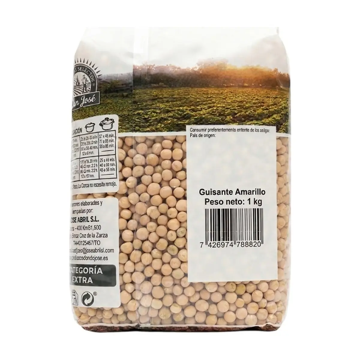 Guisantes amarillos - chicharos Don José (1 kg / 2.2 lb) - Miniatura 2