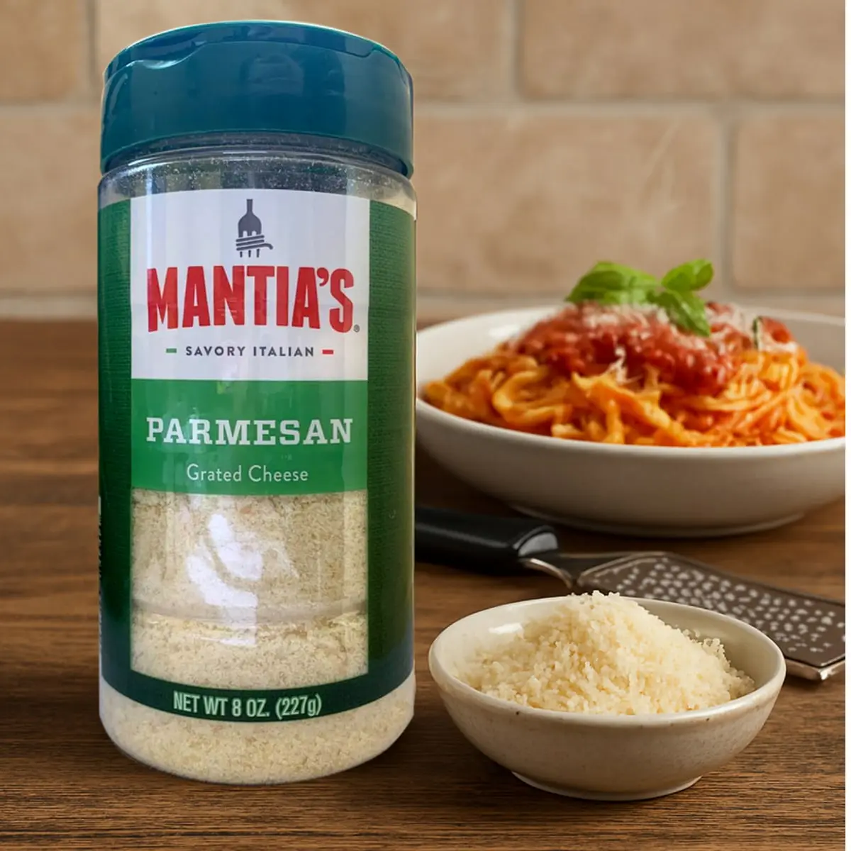 Grated Parmesan Cheese Mantia' S (227 g / 8 oz) - Thumbnail 5