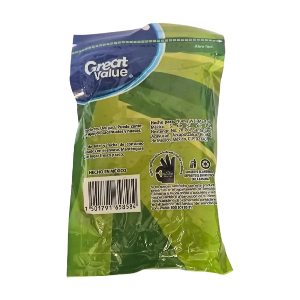 Uva pasa Great Value (150 g / 5.3 oz) - Miniatura 2