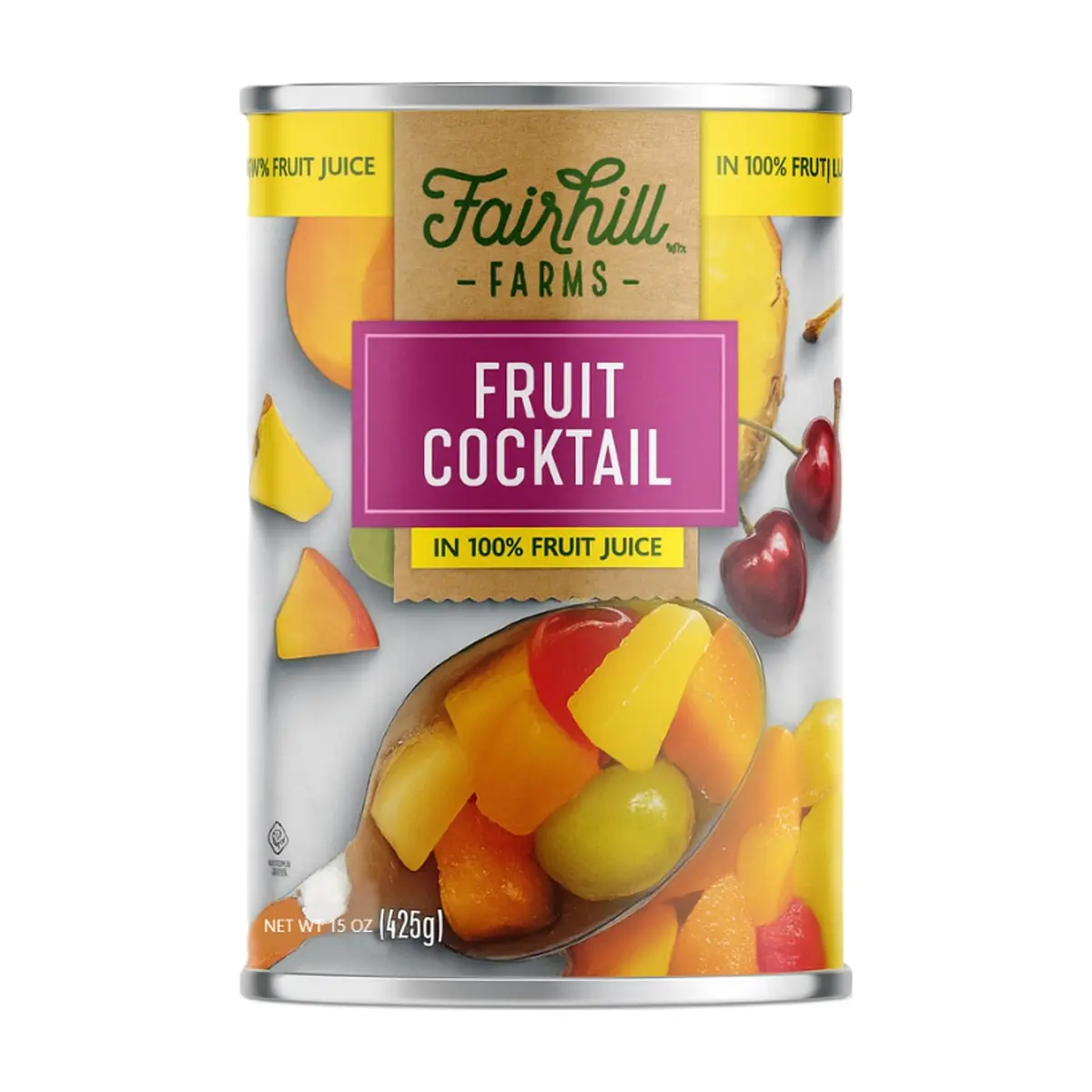 Cóctel de frutas Fairhill (425 g / 15 oz) - Thumbnail 4