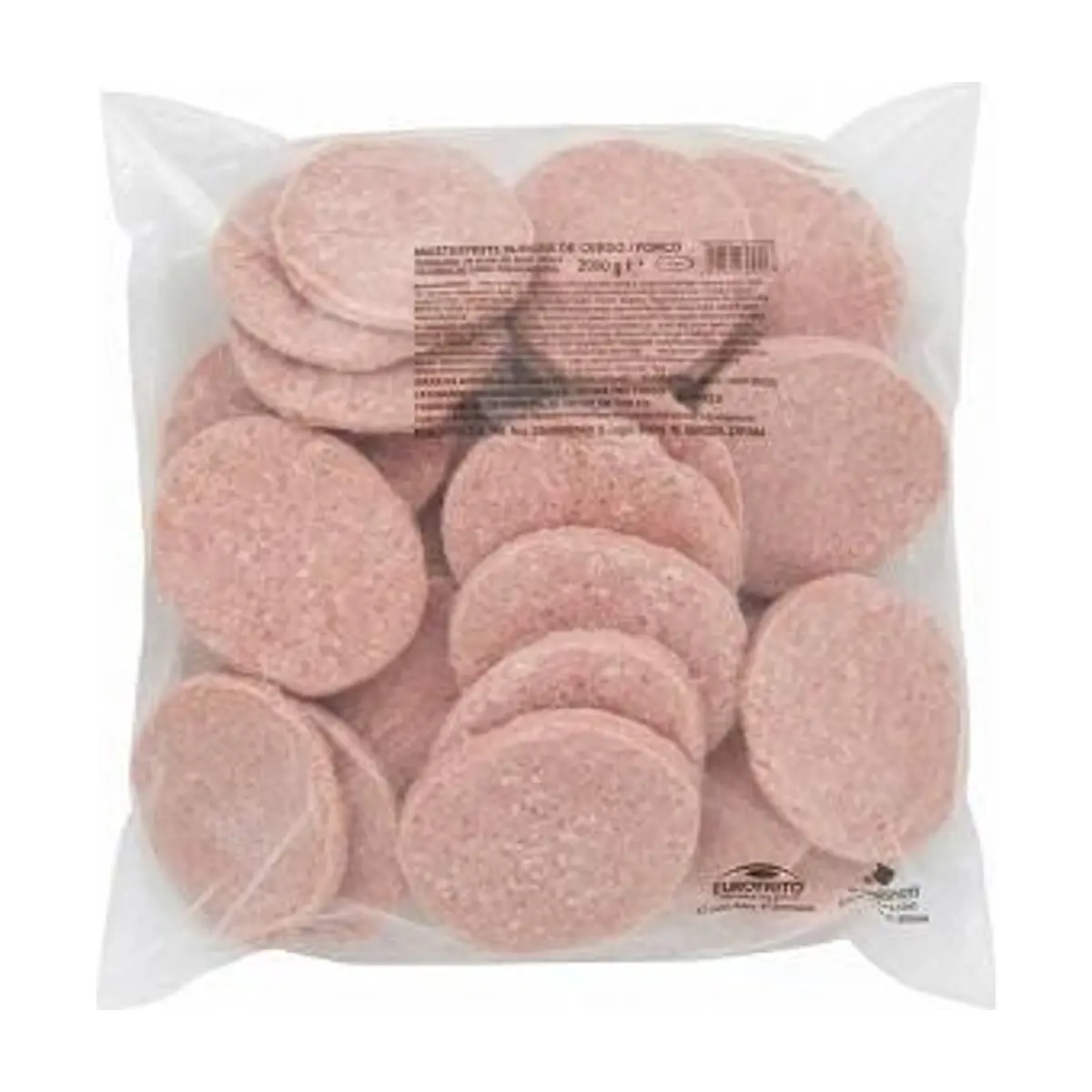 Hamburguesas de Cerdo (2 kg) MASTERFRITS