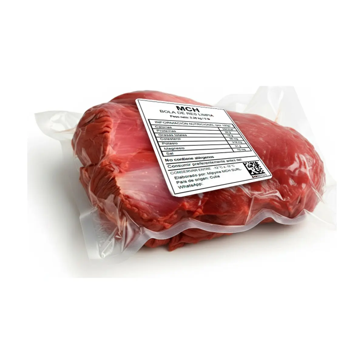 Bola de res limpia MCH (2.26 kg / 5 lb) - Thumbnail 2