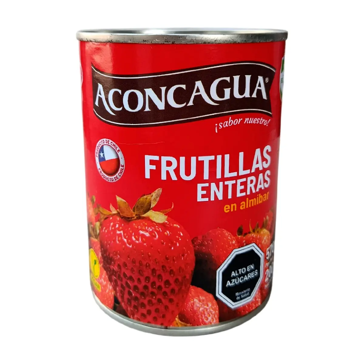 Frutillas enteras en almíbar Aconcagua (570 g / 1.25 lb)