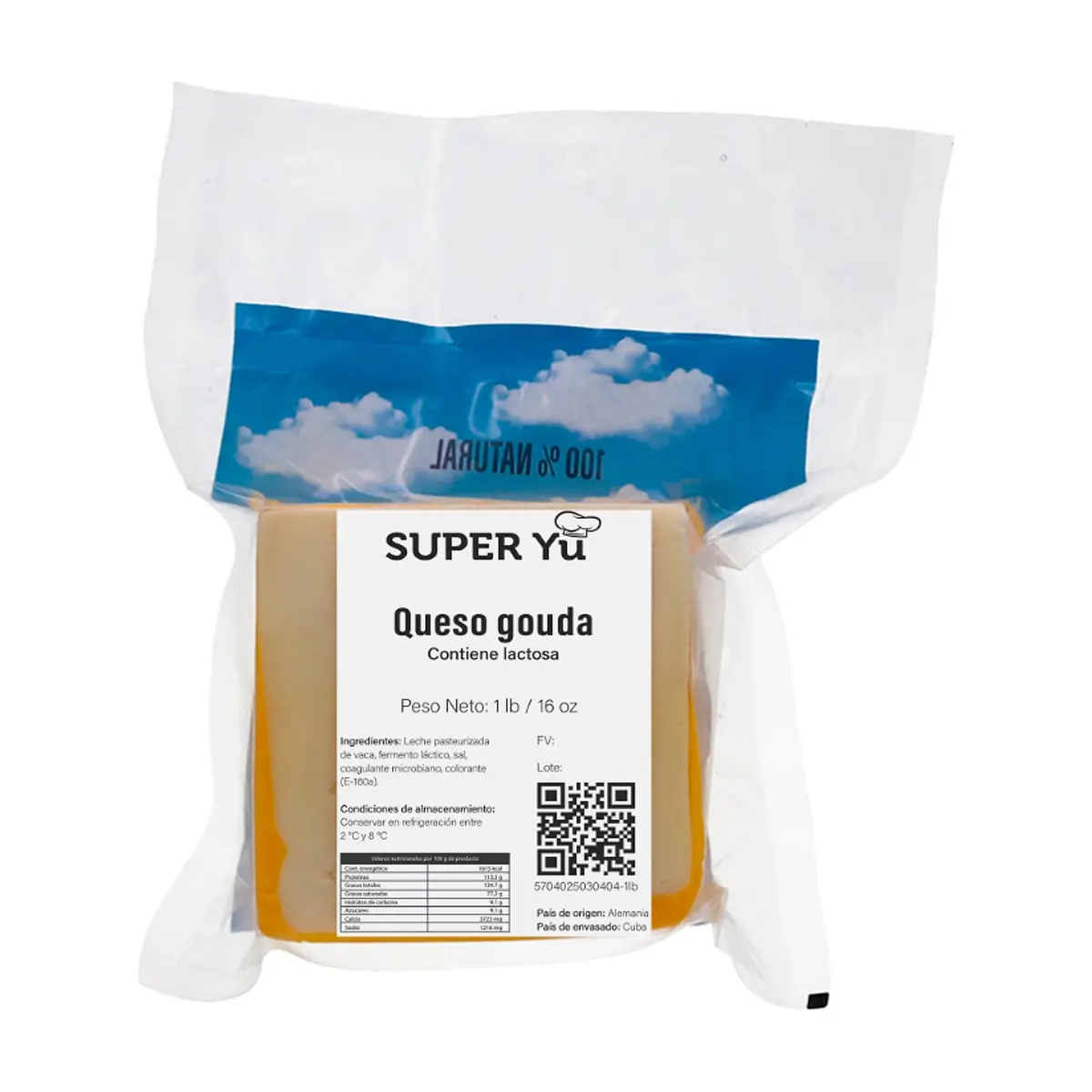 Queso gouda Super Yu (454 g / 1 lb) - Thumbnail 3