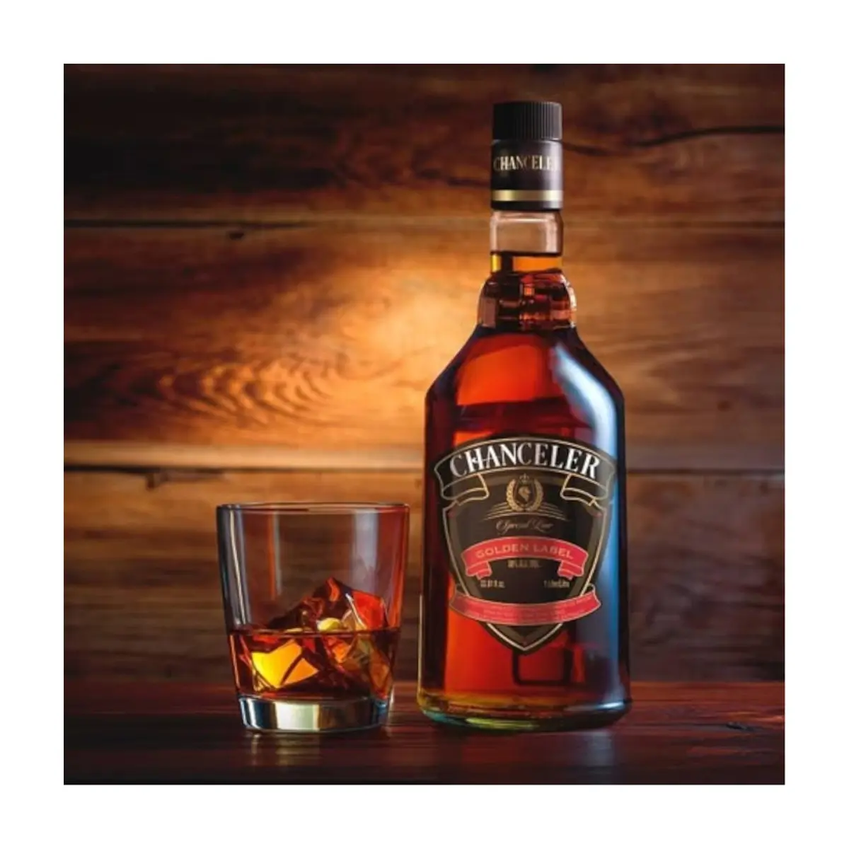 Whisky línea especial etiqueta dorada Chanceler (1 L) - Thumbnail 5