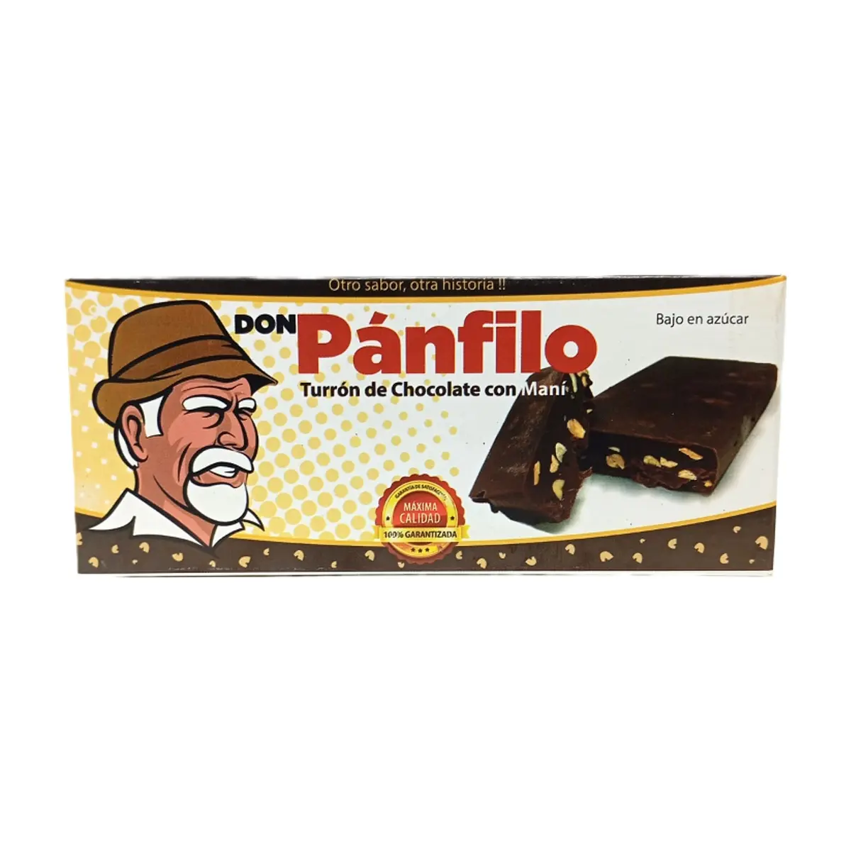 Turrón de chocolate y maní Don Pánfilo (160 g / 5.6 oz)