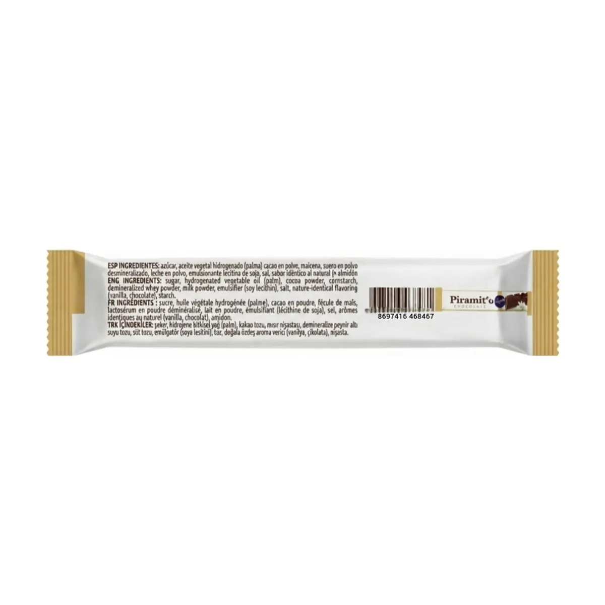 Barrita de chocolate rellena de crema de café Piramit'o Akai (35 g / 1.23 oz) - Thumbnail 2