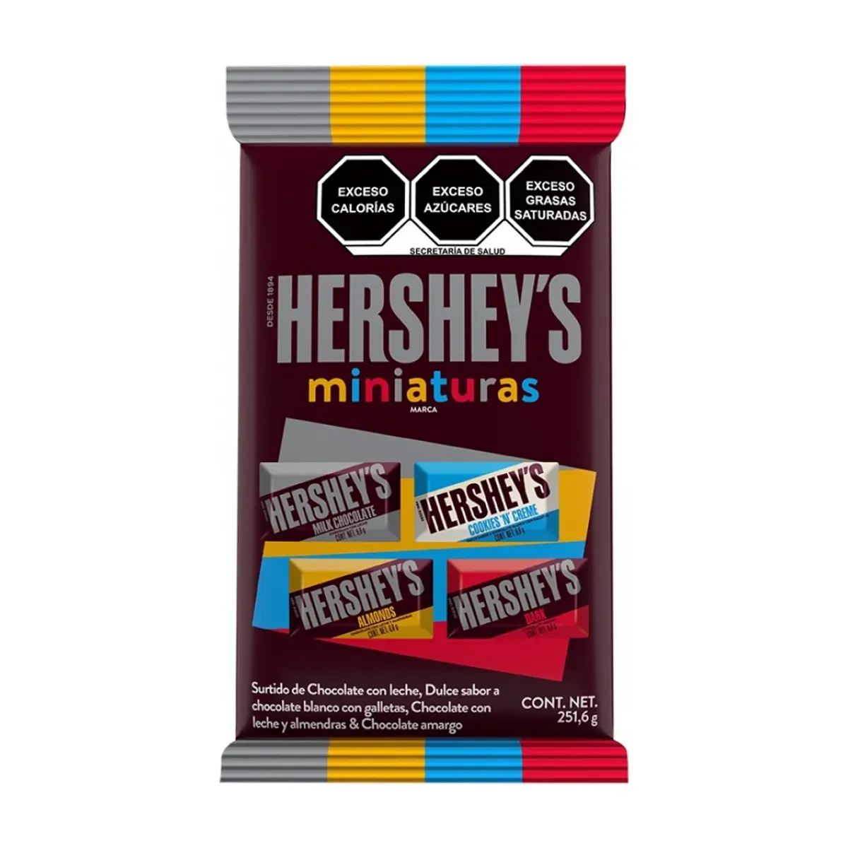 Surtido miniaturas de chocolates Hershey's (251.6 g / 8.8 oz) - Miniatura 1