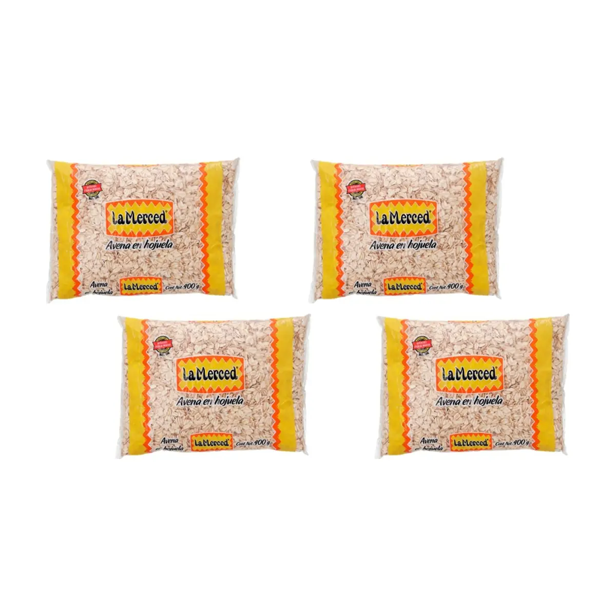 Avena en hojuela La Merced (4 x 400 g / 14.11 oz)