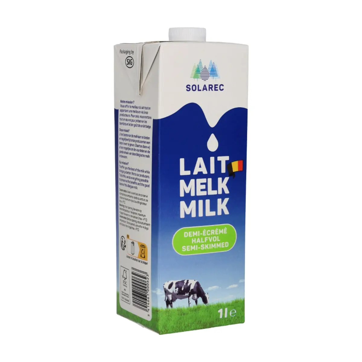 Leche semidesnatada Solarec (1 L)
