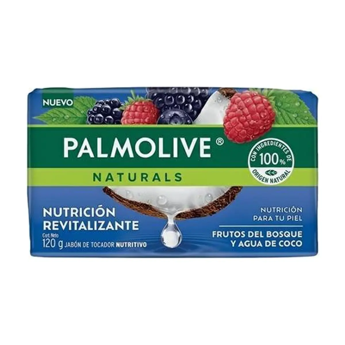 Jabón de Tocador Naturals Berries Coconut Water (120g) PALMOLIVE